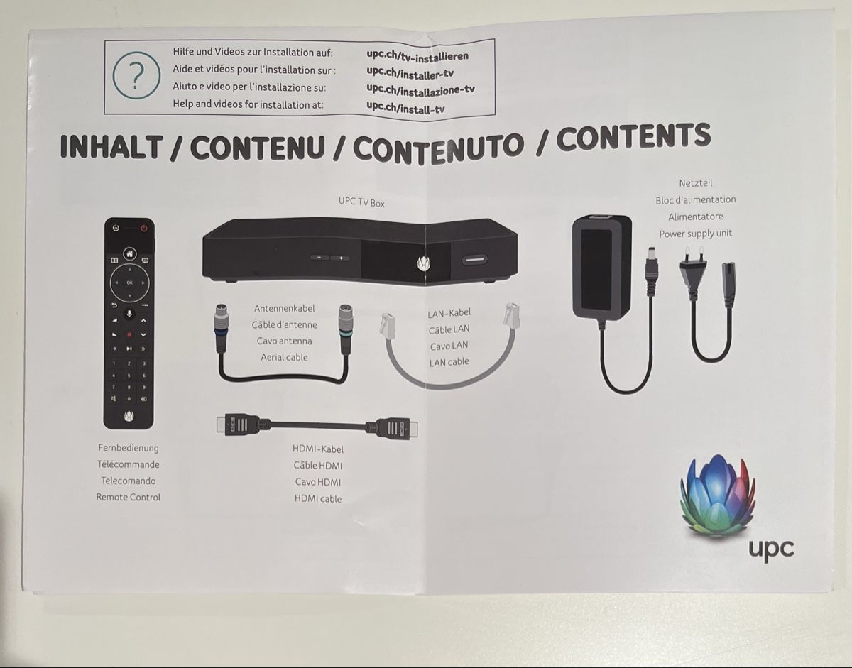 Lettore multimediale & Streamer: UPC TV Box – Nuovo e nell'imballaggio originale da Baden venduto da rei_872z 1