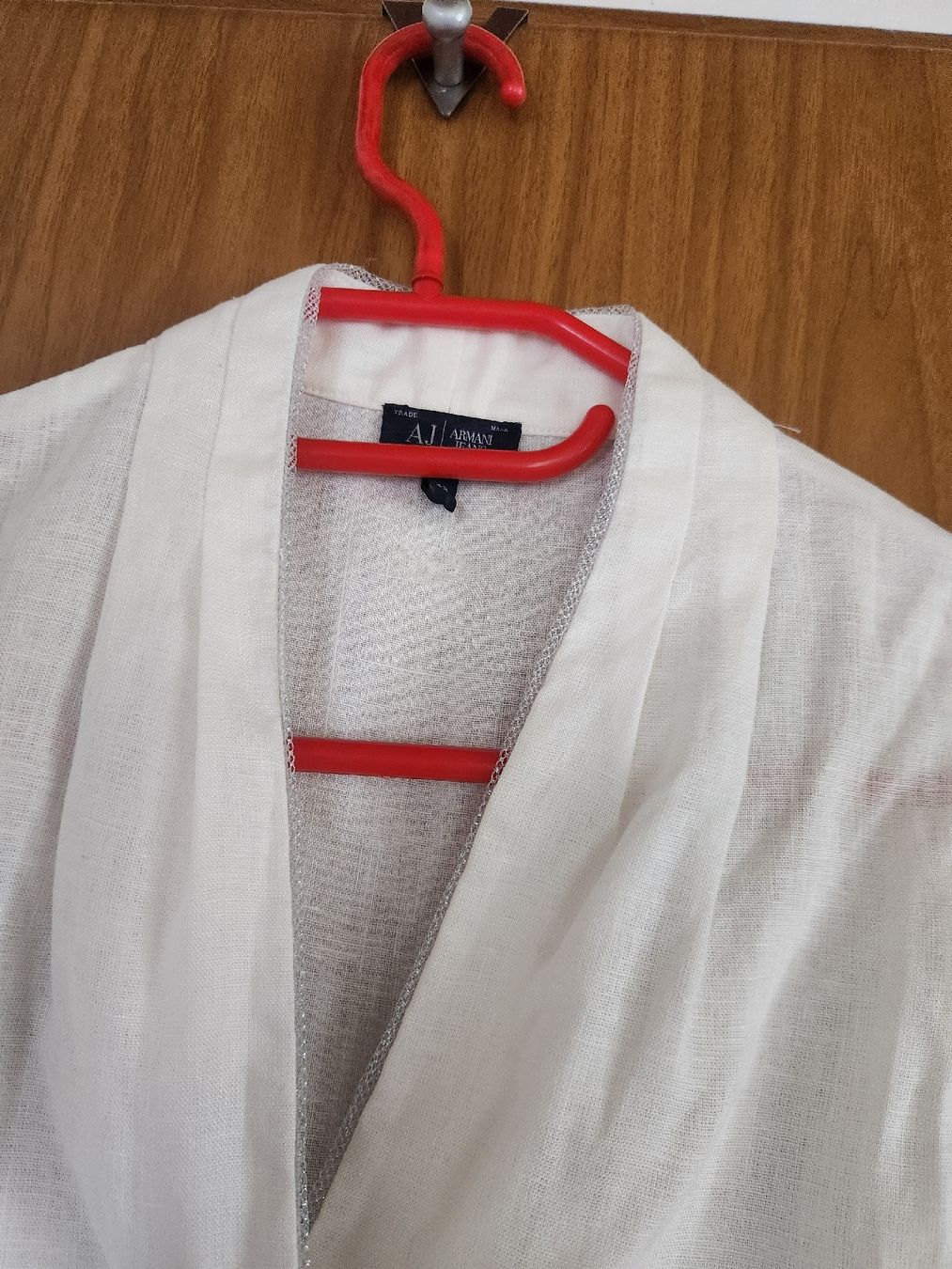 Armani Vestiti: Robe Armani Jeans Blanc Lin Taille 38/40 – Usato da Niedergösgen venduto da Eva2410 7