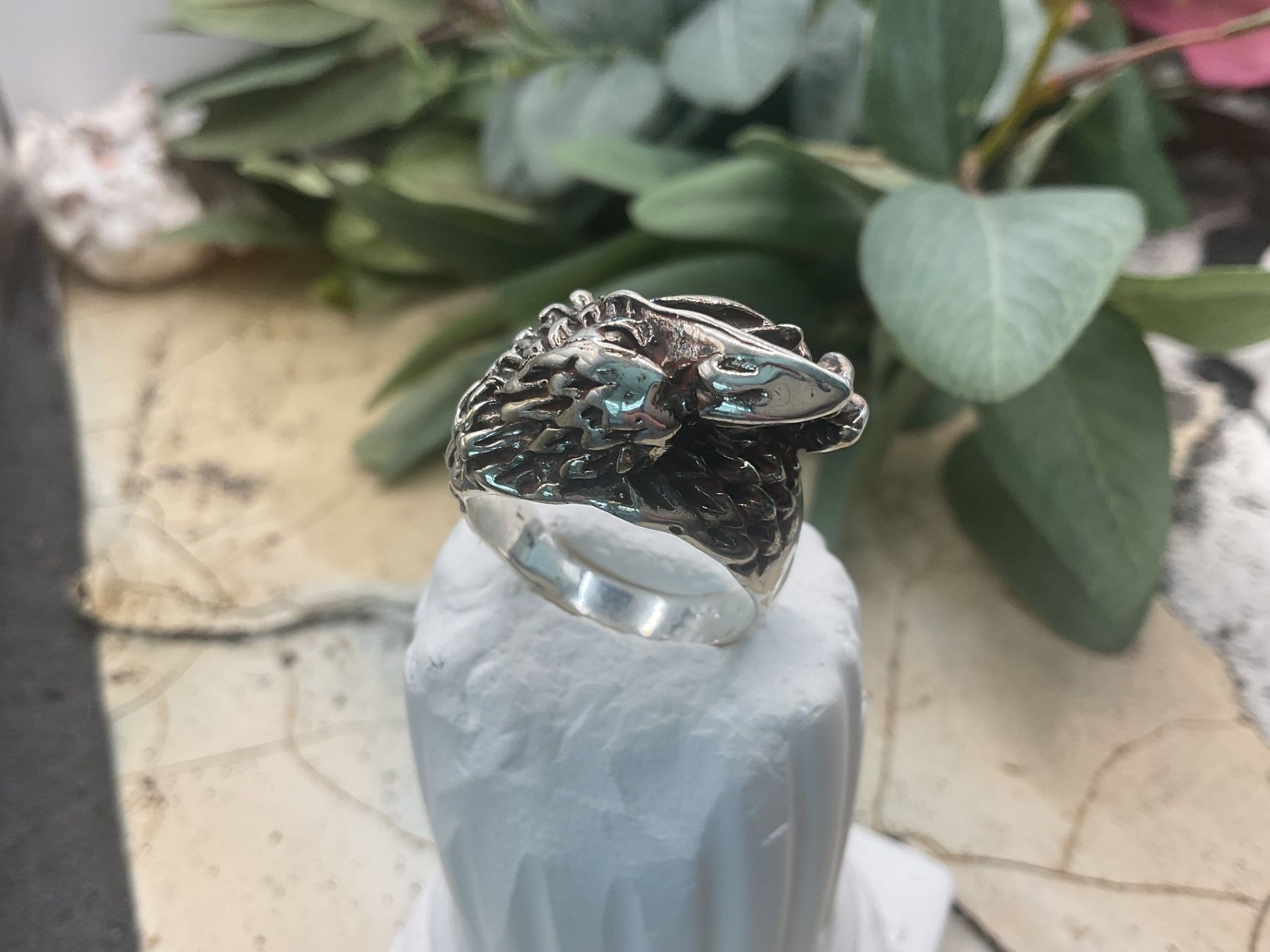 Anelli: Sterlingsilber Ring Handarbeit, sehr robust, Gr. 63 – Nuovo (secondo la descrizione) da Luzern venduto da S.Kern01 2