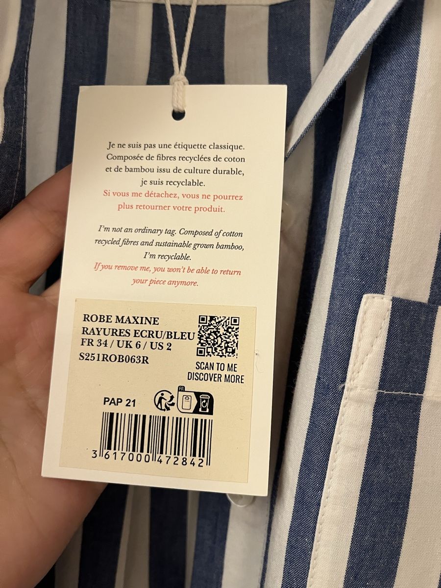 Sezane Robes: Kleid Maxine Sezane – Neuf avec emballage d'origine à St. Gallen par mllealessandra 2