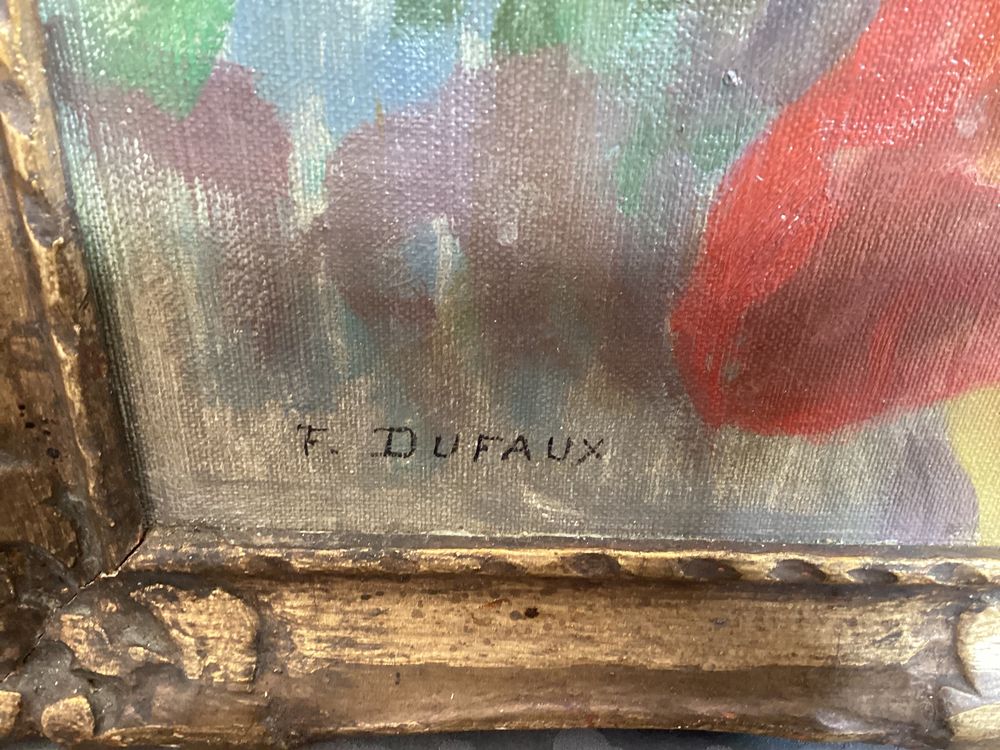 Frédéric DUFAUX (18521943) Peinture sur toile signée Kaufen auf Ricardo
