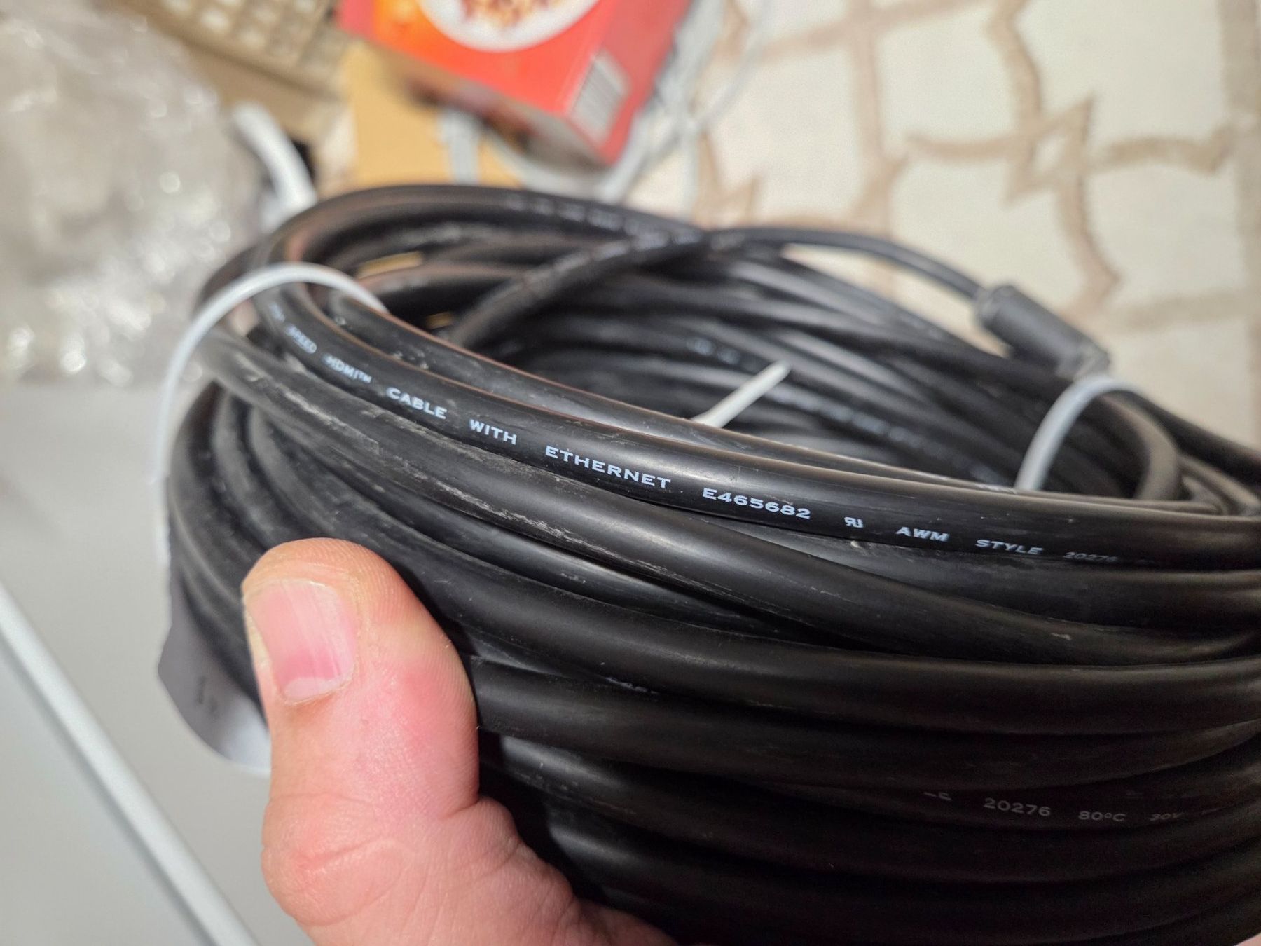 Kabel: HDMI-HDMI Kabel 20m TV Kabel – Gebraucht aus Zürich von Alibaba1234 4