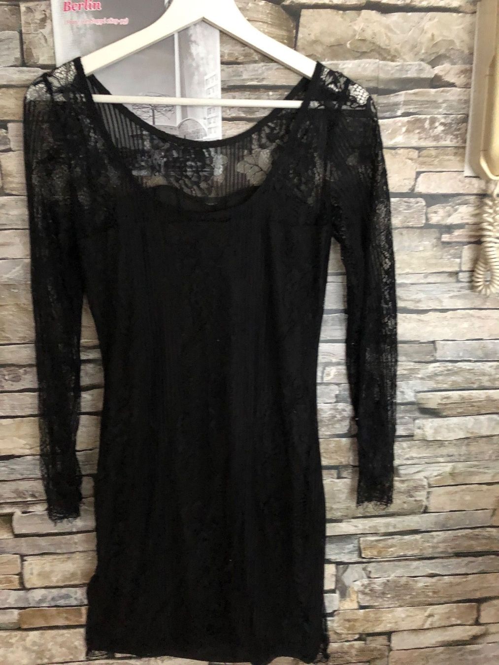 Kleider: Kleid schwarz mit Spitze Gr. S – Gebraucht aus Wettingen von Hasta80