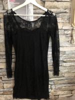 Kleid schwarz mit Spitze Gr. S