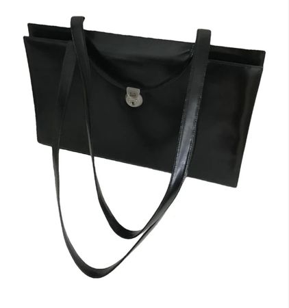 Pierre Cardin, Schwarze Tasche,Vintage 