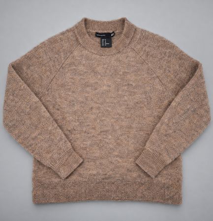 Pull Mohair & Laine marron chiné ✨ H&M, Doux & Chaud (T. M)