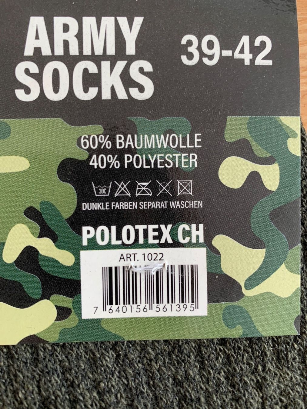 Chaussettes: Army Socken2Paar – Neuf avec emballage d'origine à Wettingen par stern910 1