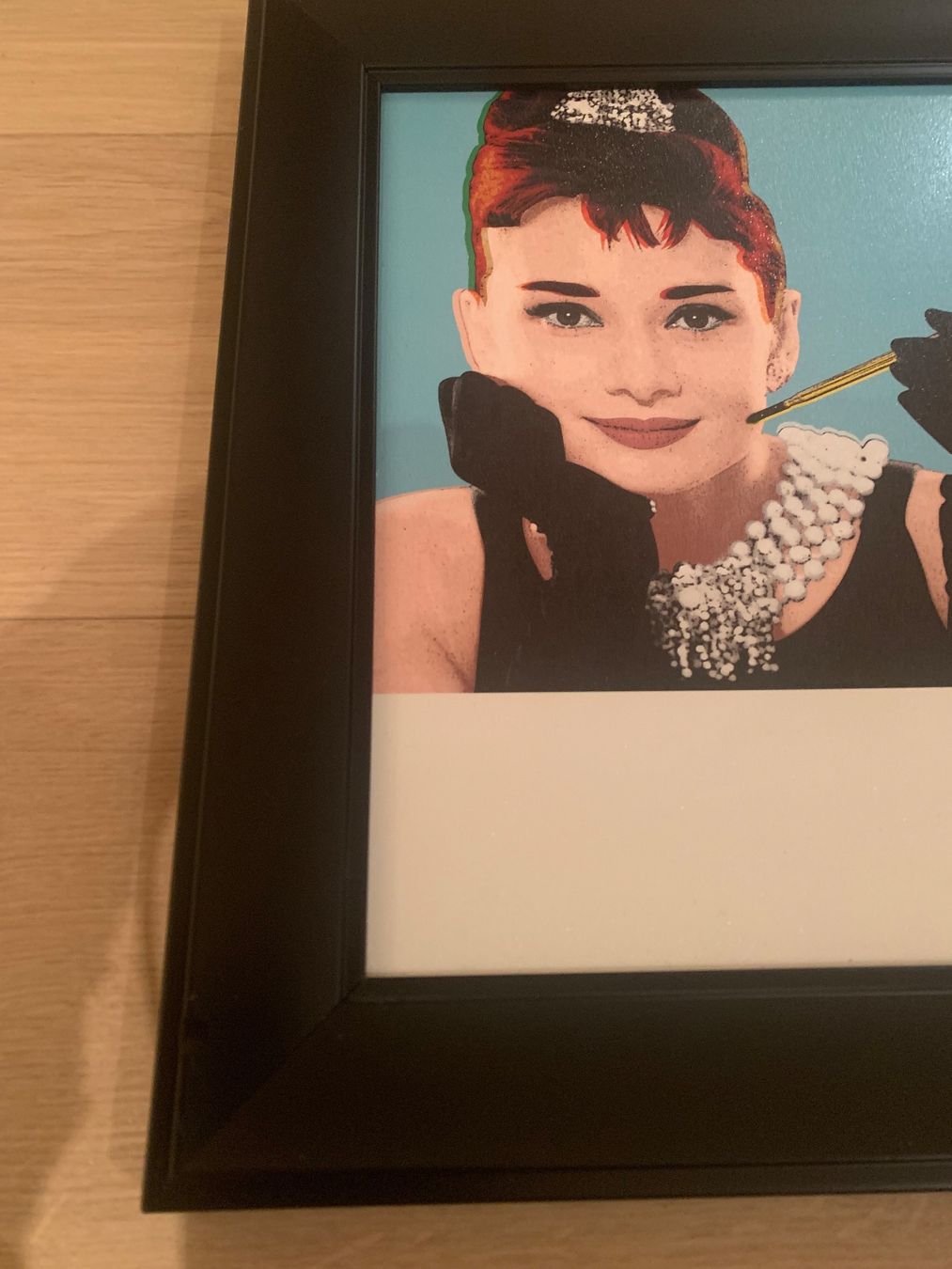 Dipinti: Audrey Hepburn - Tableau pop art encadré - – Usato da thonex venduto da begochiqui 4