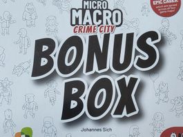 Micro Macro Crime City BONUS BOX