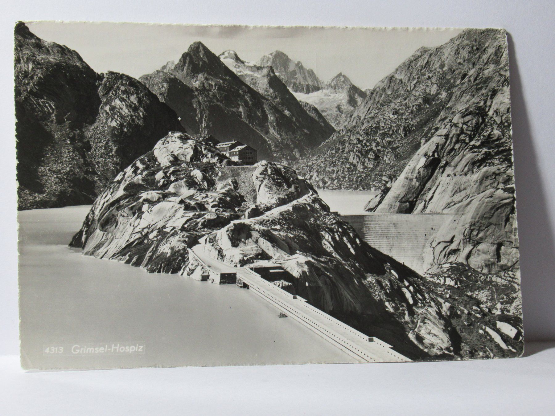 Ansichtskarten: Grimsel - Hospiz 1956 – Gebraucht aus Grenchen von Bluemchen1900 1