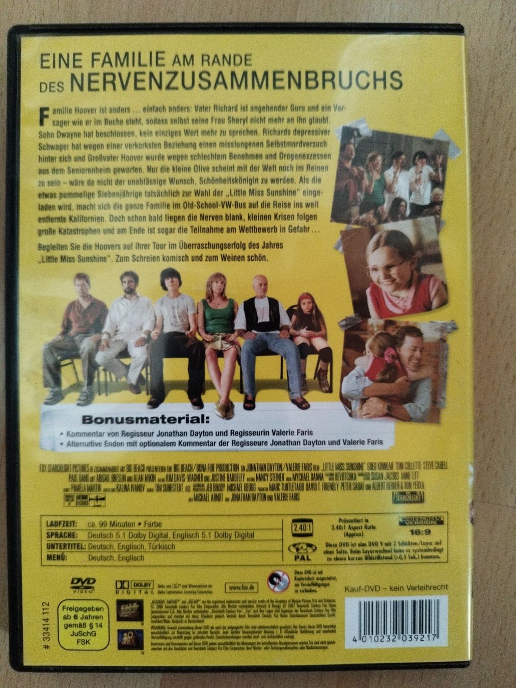 Tutti i DVDs: Little Miss Sunshine DVD  – Usato da Rhäzüns venduto da Badihuelsa 1