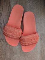 Bade-Slippers von Flip Flop, korallenfarben, Grösse 39 *neu*