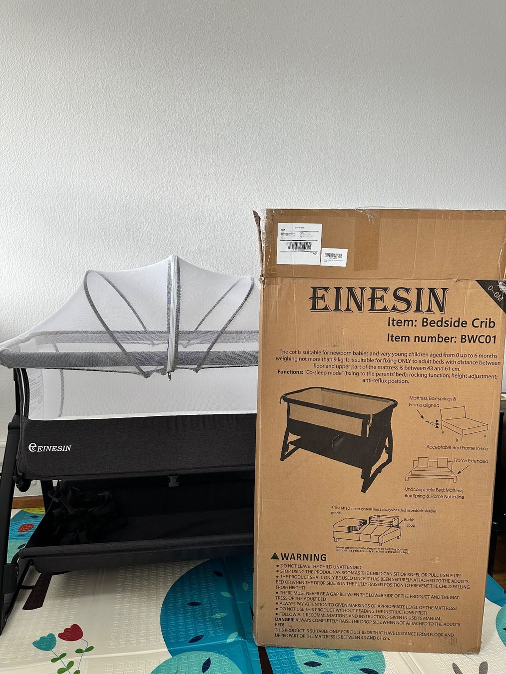 Culle: Bedside Crib – Nuovo (secondo la descrizione) da Wettingen venduto da sha_cnl5