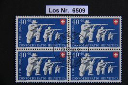 PP 1950 Viererblock sauber gestempelt               Los 6509