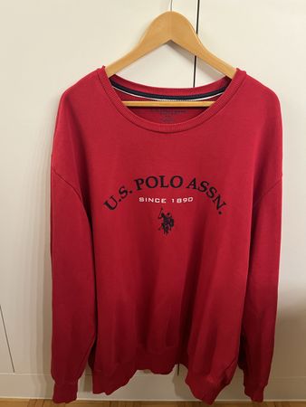 Rotes U.S. Polo Assn. Sweatshirt Gr. XXL