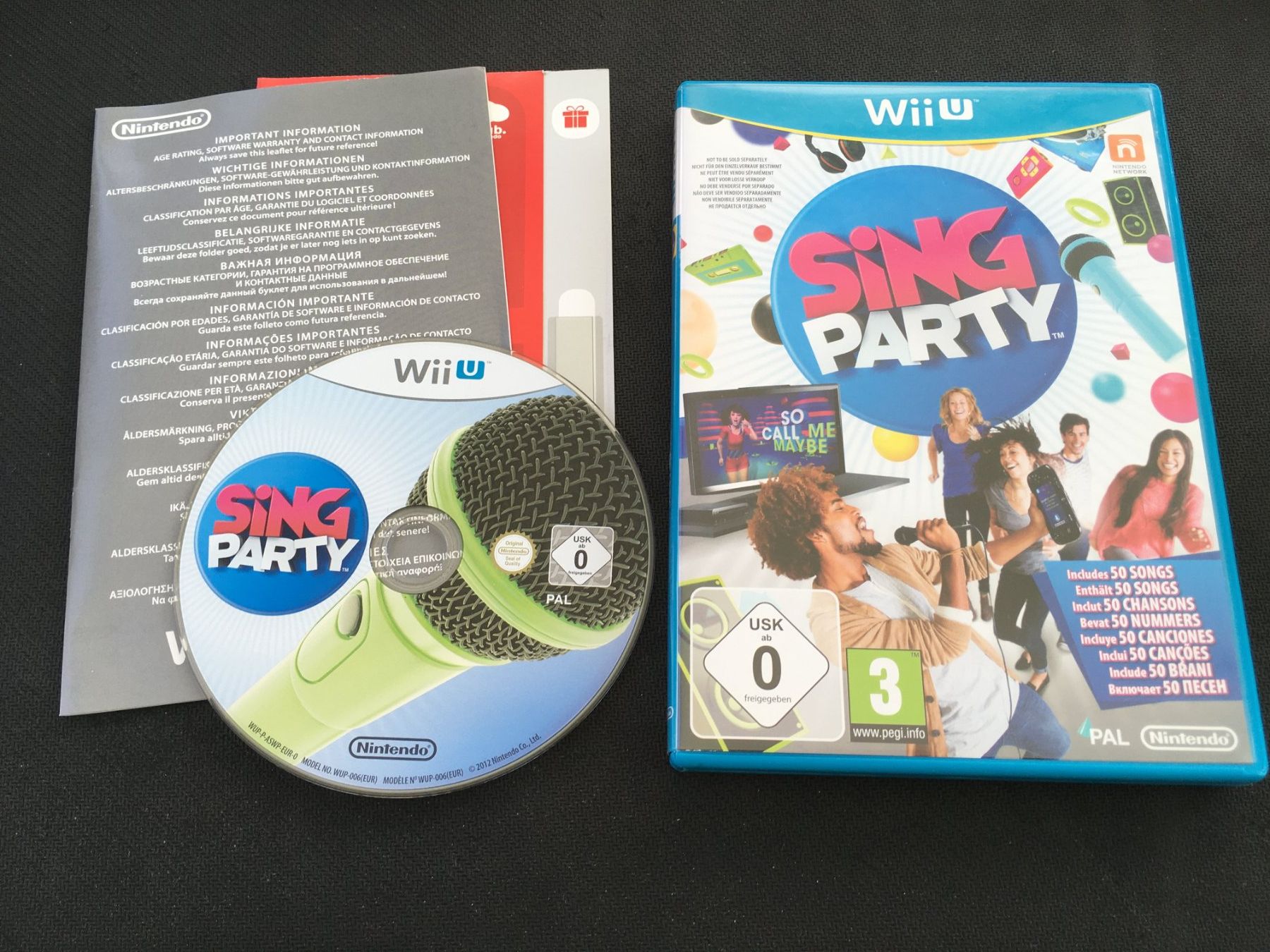 Nintendo Spiele: Sing Party - Nintendo Wii-U – Gebraucht aus St.Gallen von MedienJoe