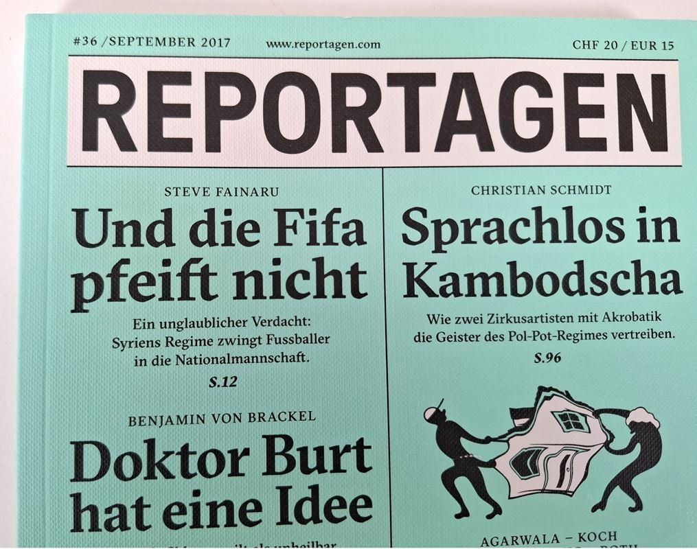 Zeitschriften & Magazine: REPORTAGEN NR. 36 September 2017 – Gebraucht aus Wil SG von Restwert_Wil 1