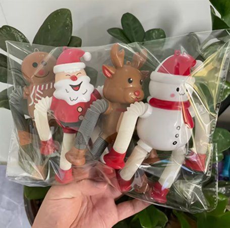 Giocattoli: 4er Set Biegepuppen,Weihnachtsdeko – Nuovo e nell'imballaggio originale da Reinach BL venduto da Deinfashion 2