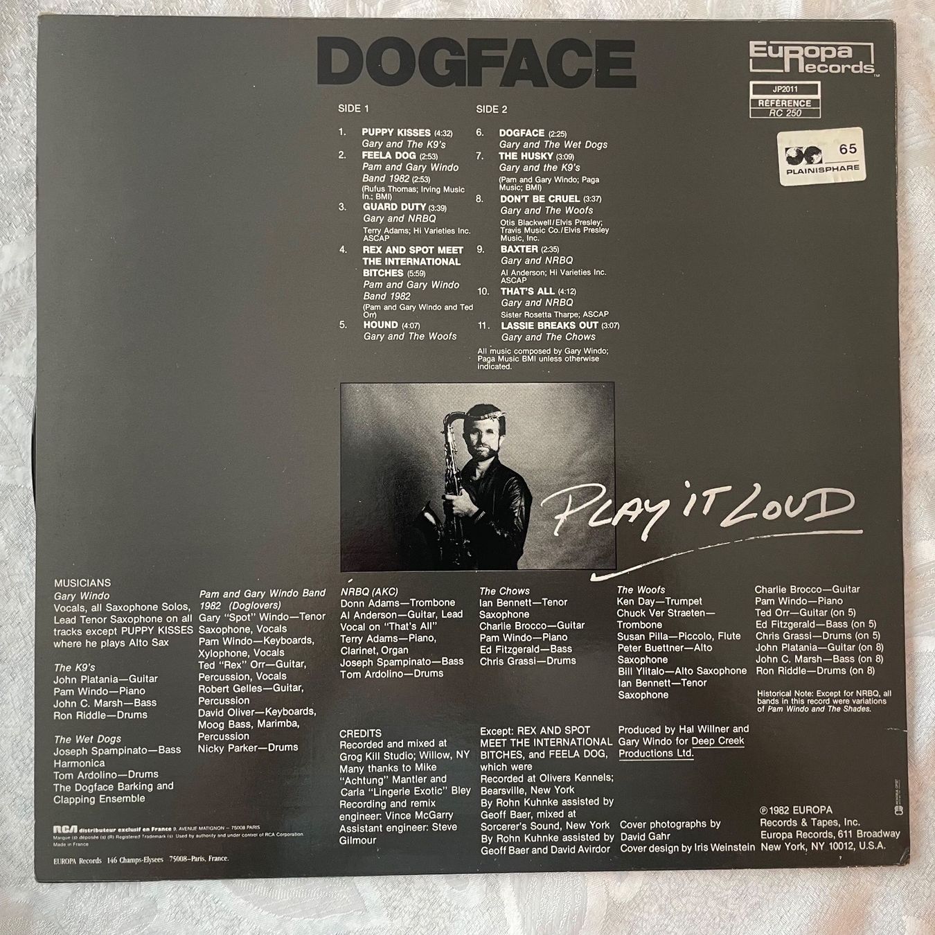 Dischi in vinile: GARY WINDO - DOGFACE – Usato da Zürich venduto da fehlton 1