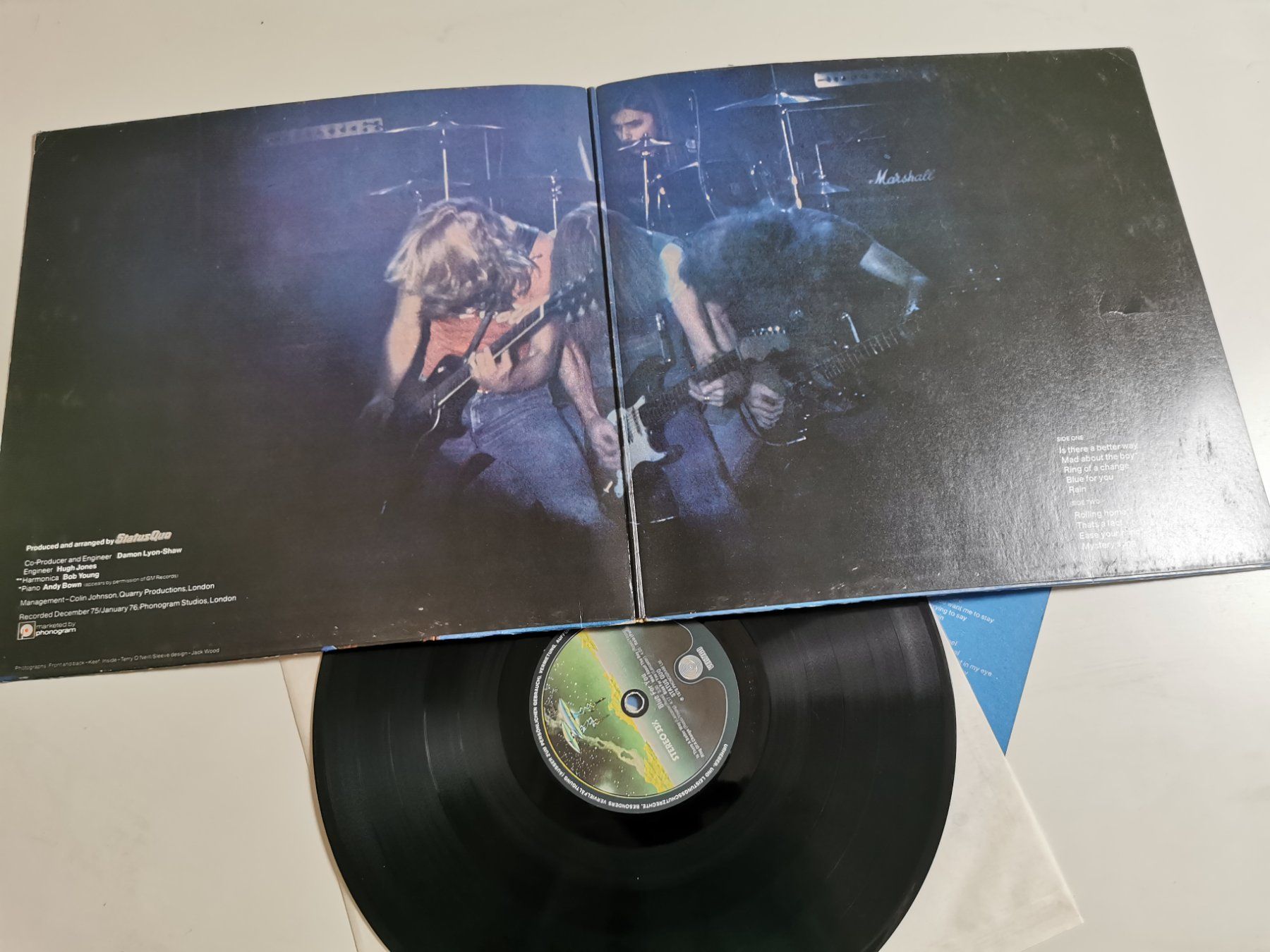 Dischi in vinile: STATUS QUO -  BLUE FOR YOU – Usato da Grafenried venduto da House-of-Oldies 2