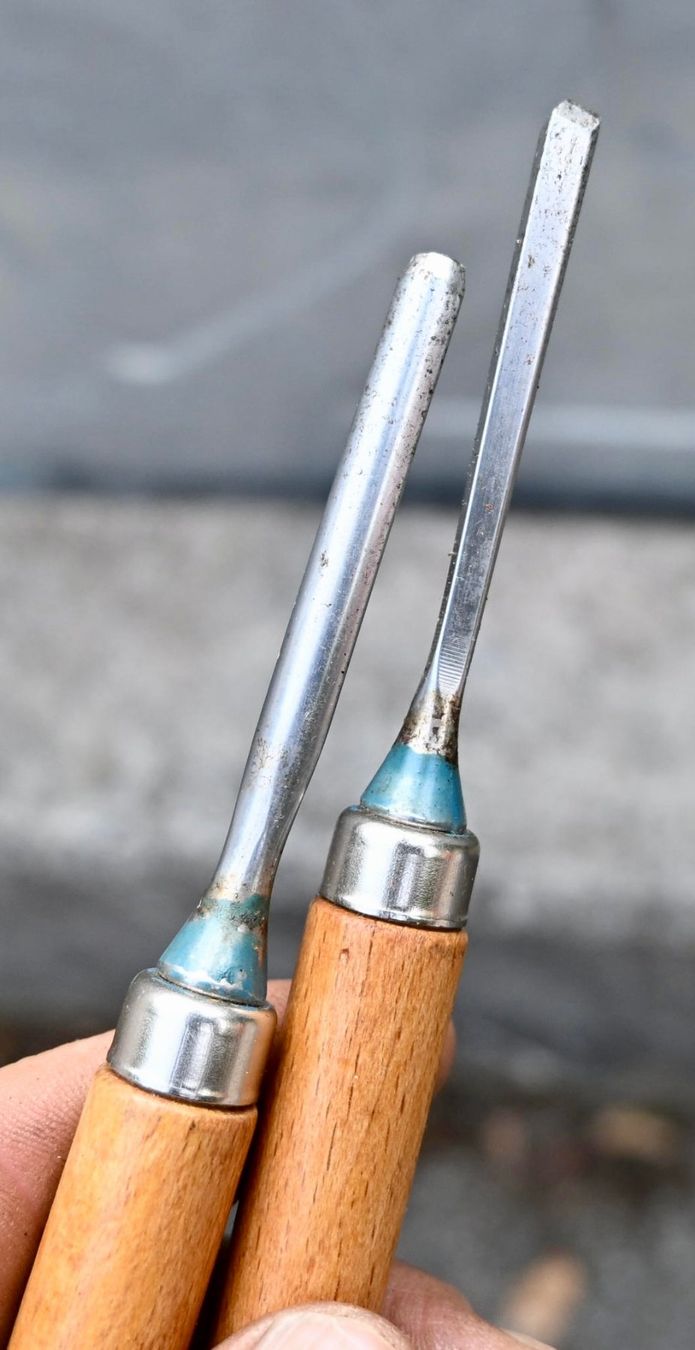 Tutti gli attrezzi: 2 VINTAGE Hohlmeissel klein – Usato da Pfaffhausen venduto da mono_rec 3