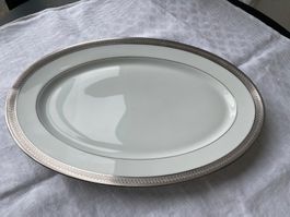 Servierteller oval Limoges Jammet Seignolles Platine gute...