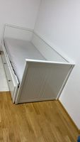 Bett ausziehbar 80x200 mit 3 Schubladen und matratzen