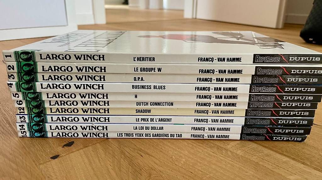 Fumetti: Largo Winch - 9 albums – Usato da Saubraz venduto da Ehoekie 1