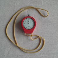 Vintage Jaquet Stoppuhr, Swiss made, im roten Schutzgehäuse
