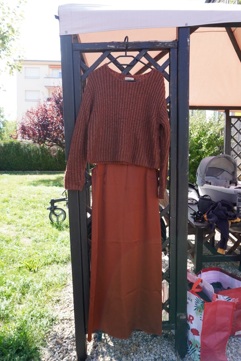Vestiti: Ensemble robe et pull brun rouille  – Usato da Peseux venduto da fio_n9qk 3