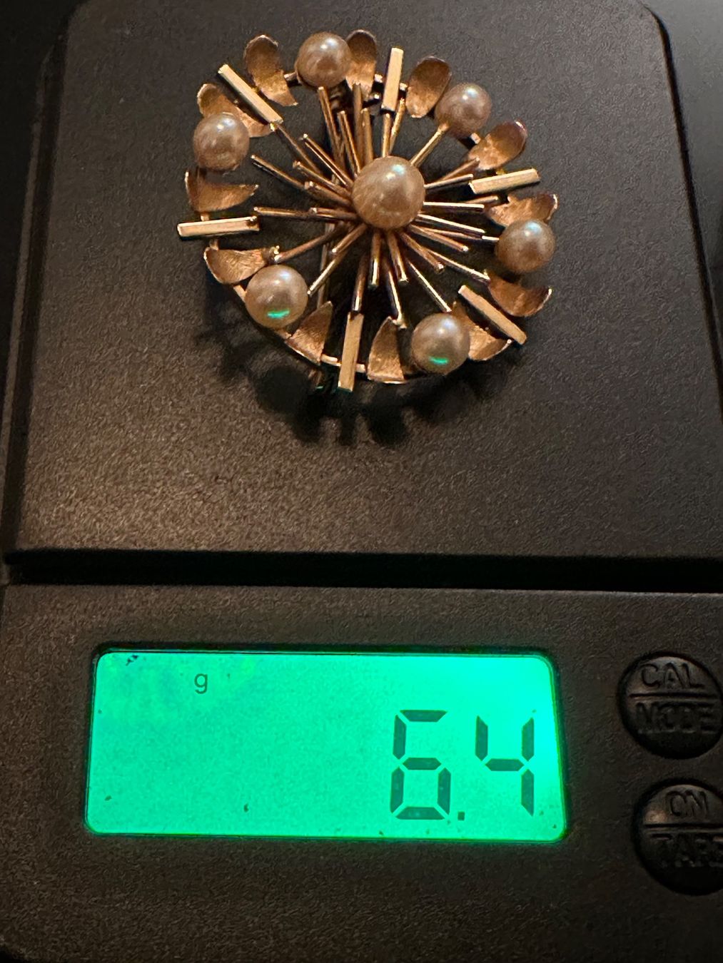 Broschen & Nadeln: ♦️ VINTAGE GOLDBROSCHE “PERLEN” 18K – Gebraucht aus Zürich von NIKI777 9