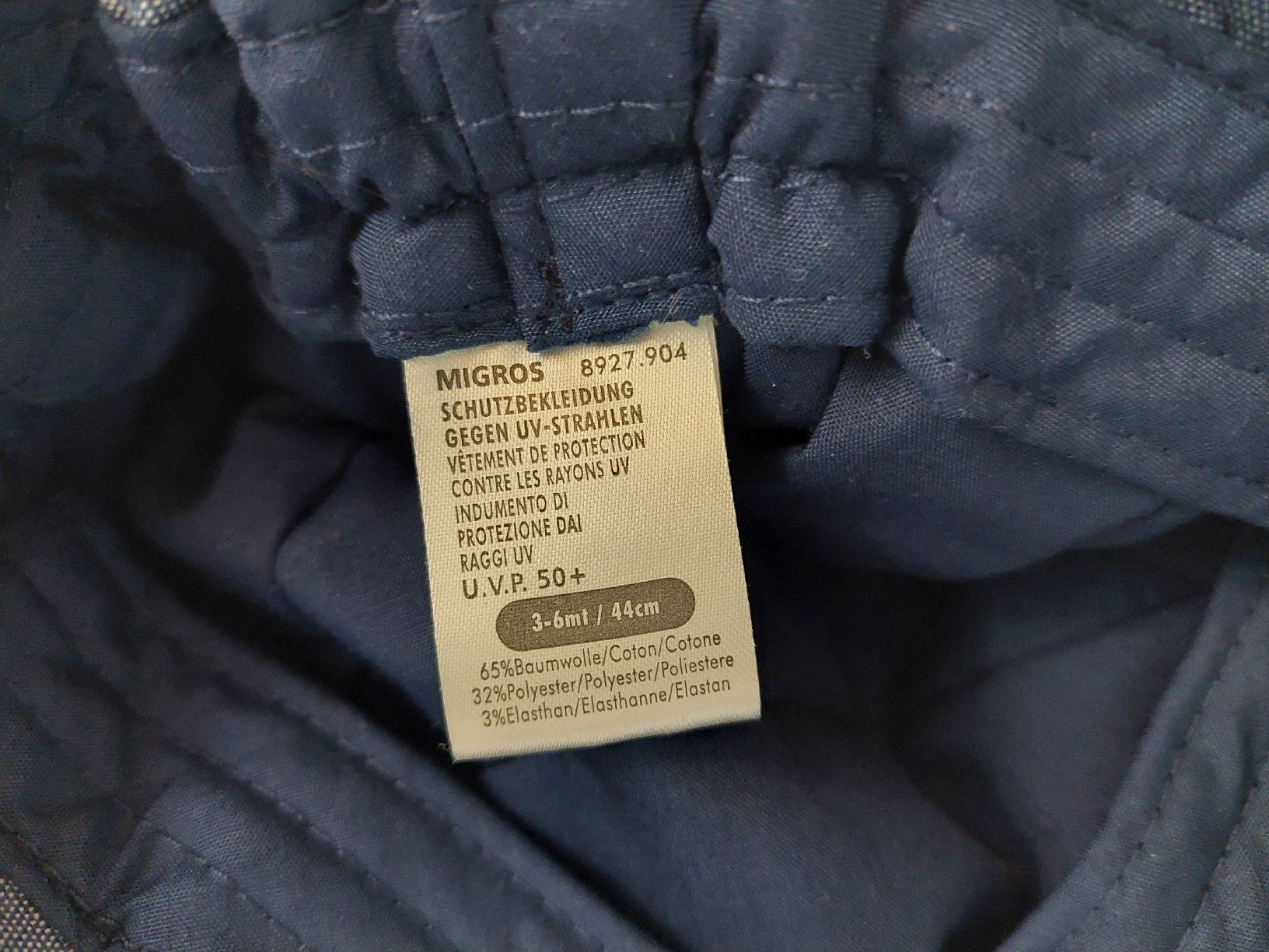 Migros Berretti & Sciarpe: Sonnenhut NEU, Jeansblau, 44 cm – Nuovo (secondo la descrizione) da Aeschi b. Spiez venduto da Corin1234 1