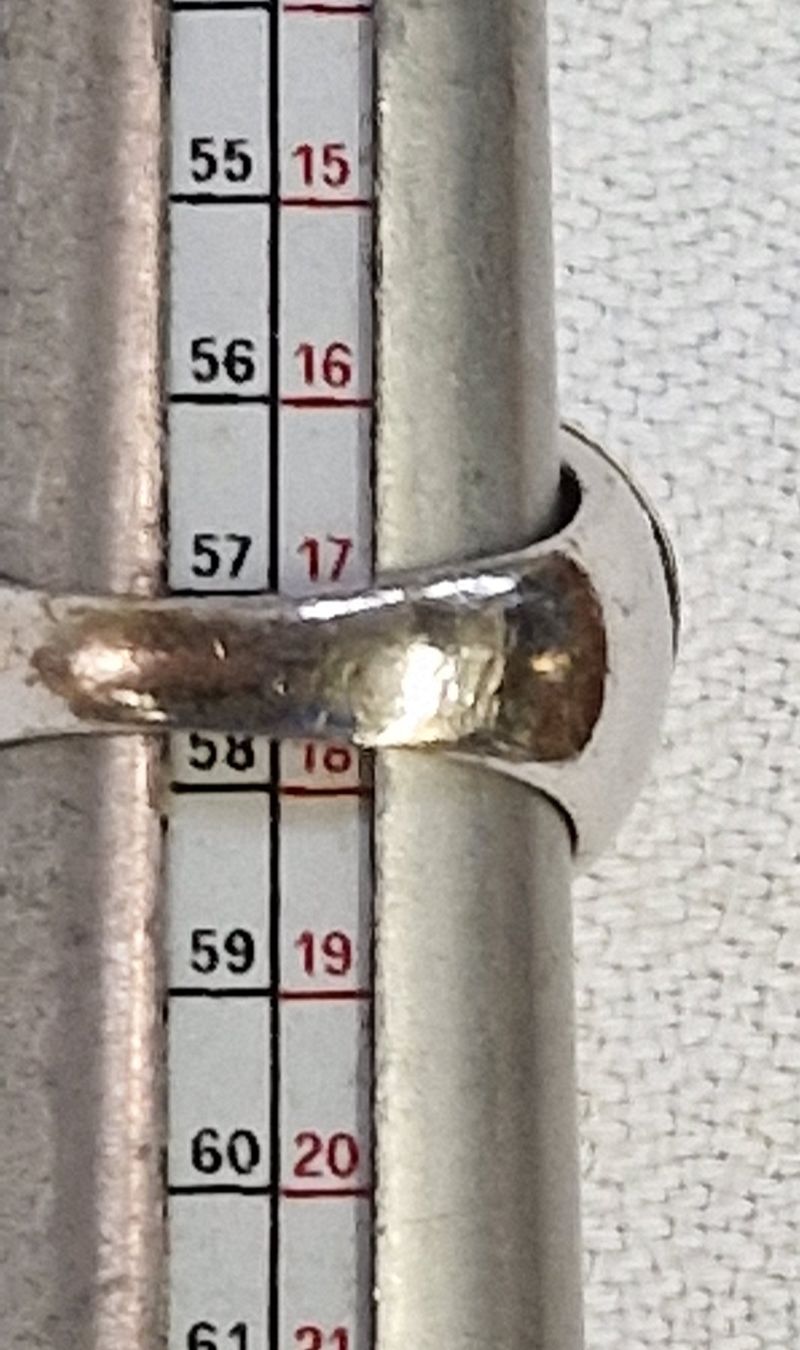 Anelli: 925 SILBER RING HERZ VORM – Usato da Bilten venduto da Mic2022 5
