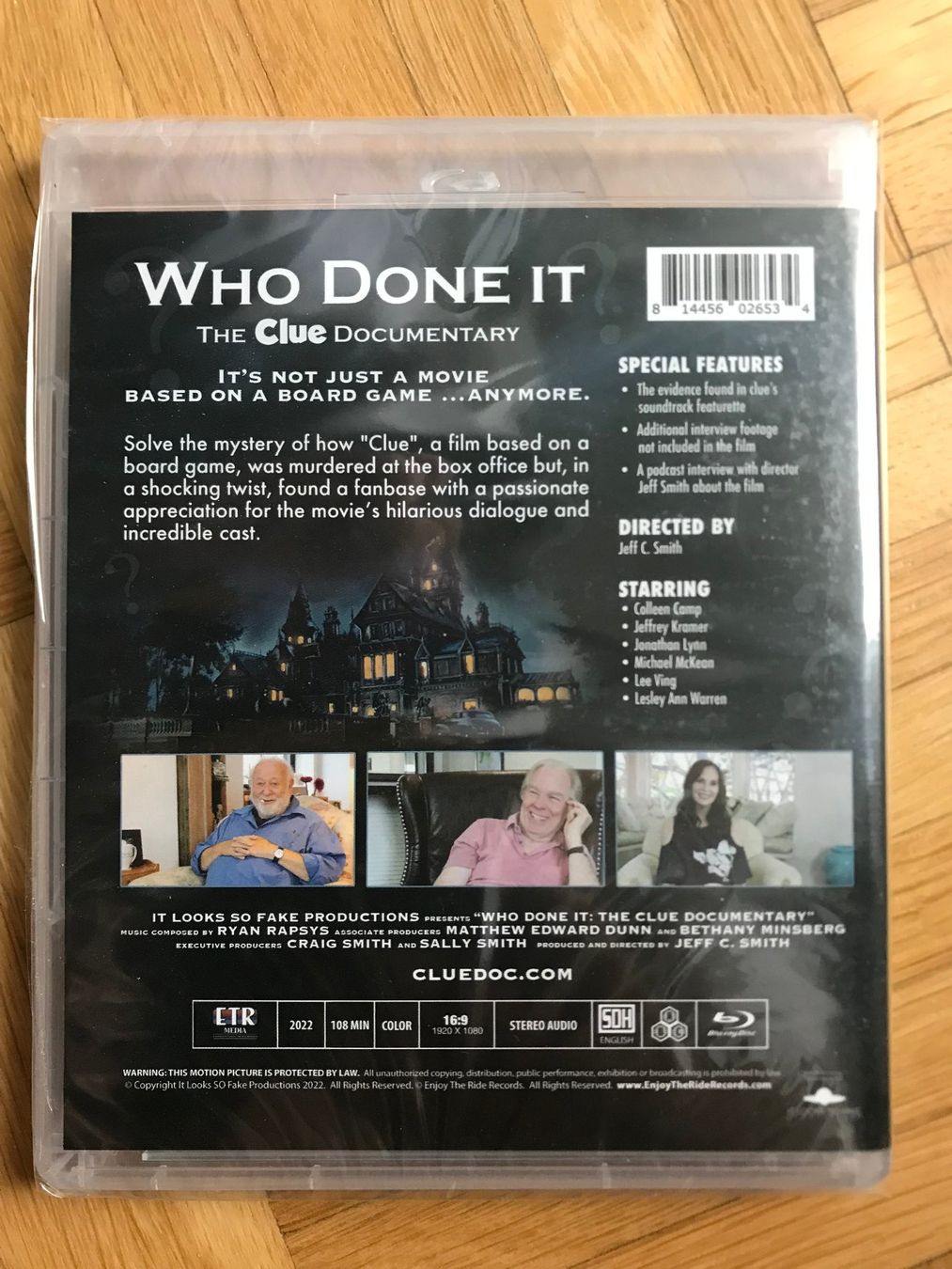 Tutti i DVDs: Who Done It? The Clue Documentary - ETR Media - Blu-ray – Nuovo e nell'imballaggio originale da Zürich venduto da Malcom 1
