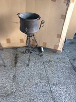 Kupfertopf mit Ständer, Dekoration, Garten, guter Zustand