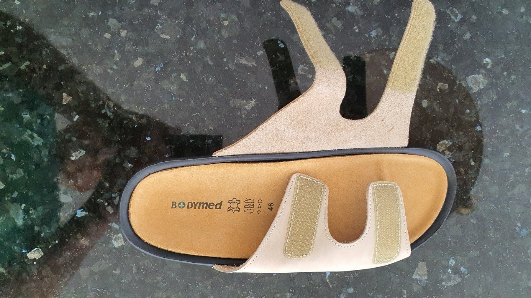 Herrenschuhe: Leder-Sandalen mit Fussbett – Neu und originalverpackt aus Dietikon von Jion11 3