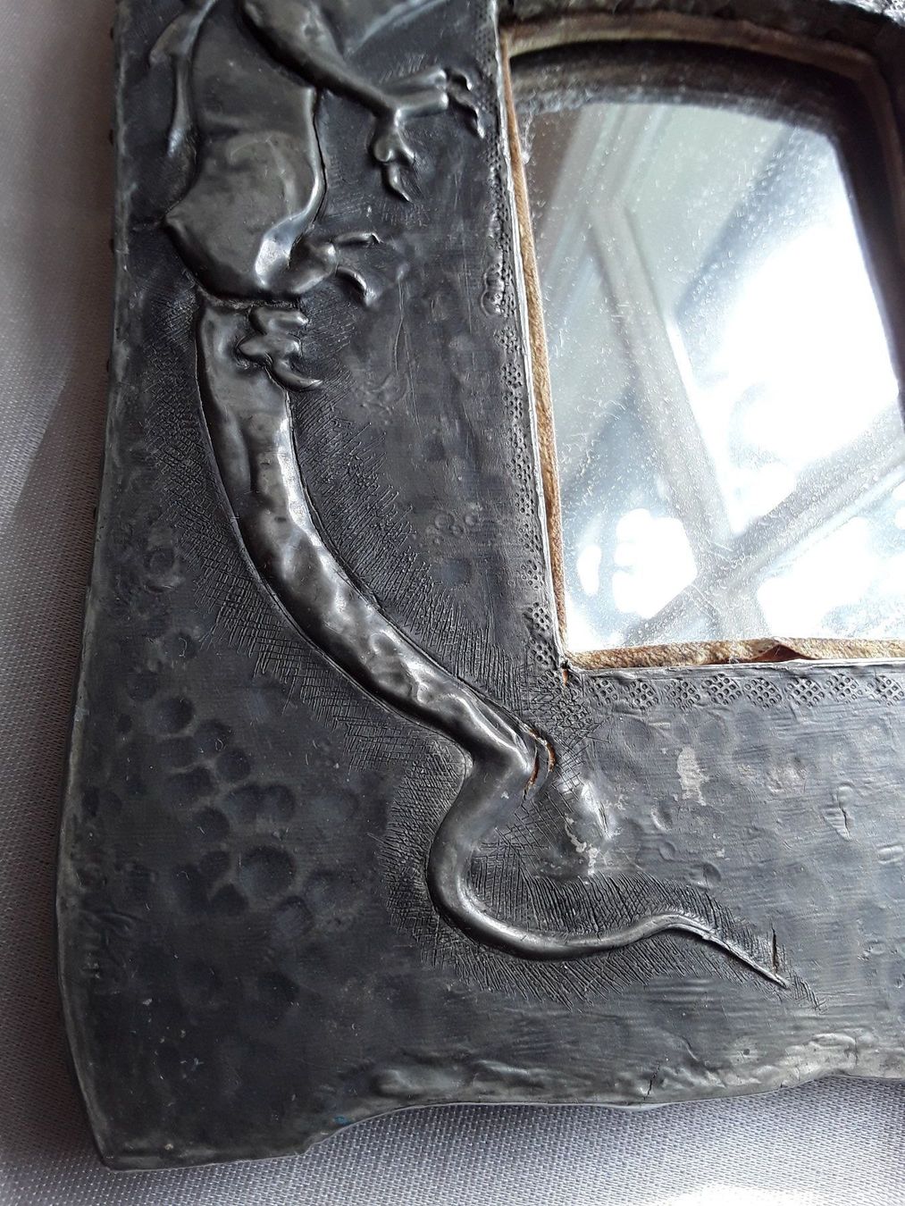 Spiegel: Antiker Silber Spiegel mit Drache – Gebraucht aus Zürich von helsan 4