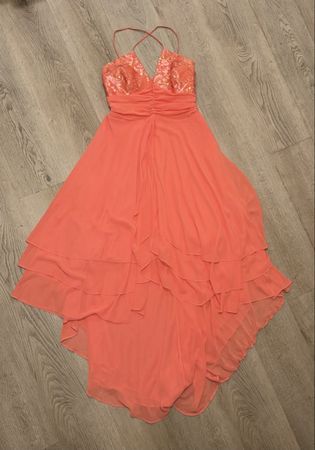 Festkleid koralle