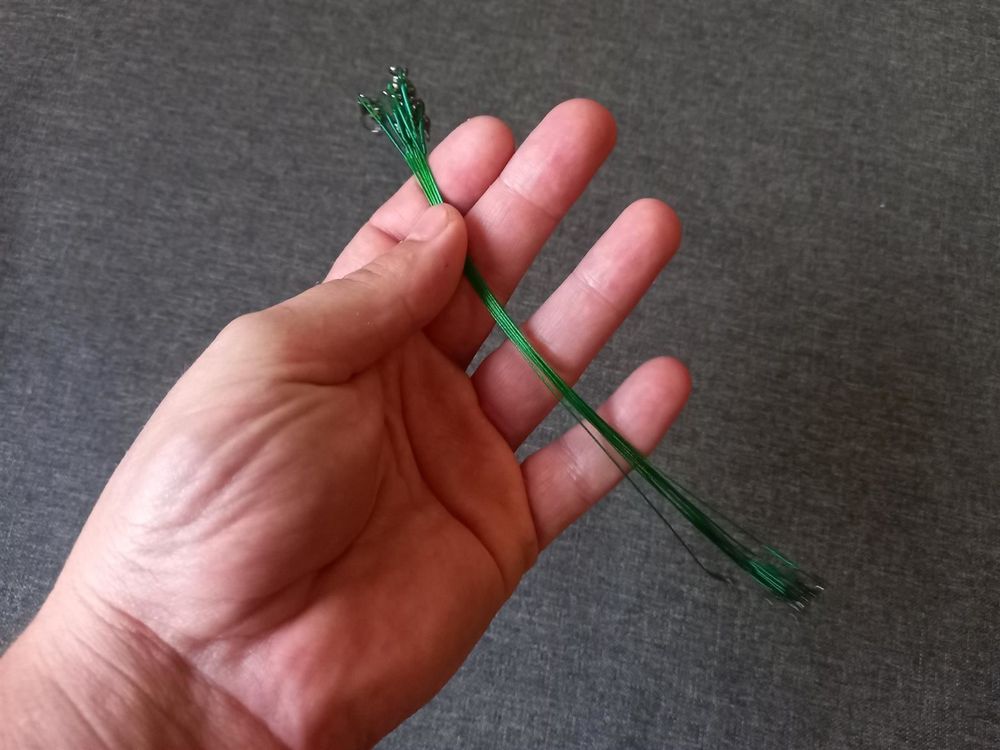 Boquite Angelschnur Stahl Ummantelt - 7-fach Geflochten Für Meeresangeln