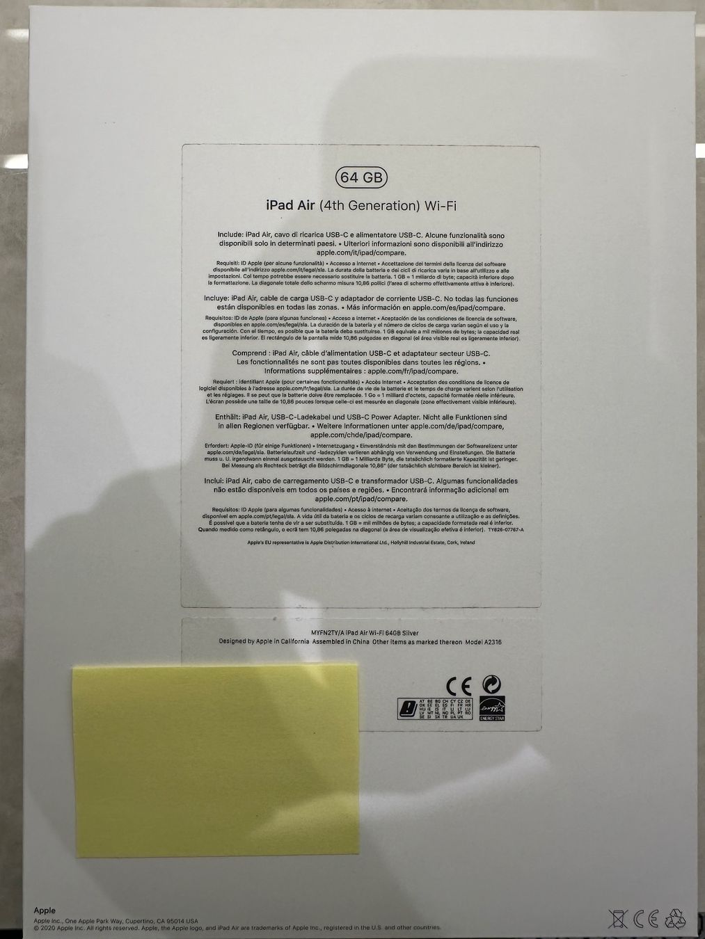 Apple Tablet PC: iPad Air (4th Generation) Wi-Fi, 64GB – Usato da Uzwil venduto da Old_fashioned 5