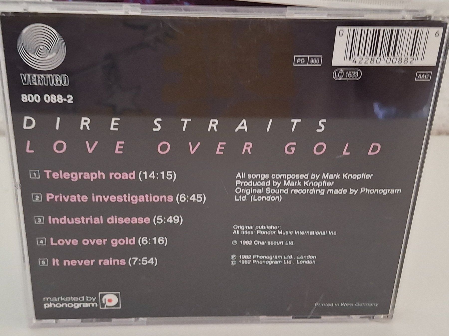 CDs: CD Dire Straits - Love Over Gold – Gebraucht aus Aarberg von Jackup1 1