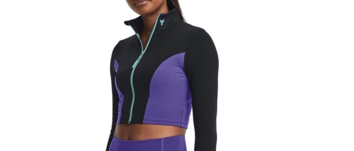 Under Armour Jacken: Project Rock Under Armour Jacket, Size L, Cropped Fit – Neu (gemäss Beschreibung) aus Zürich von chisabella 2
