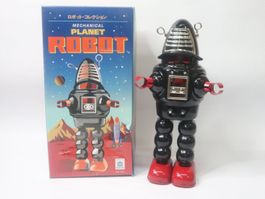 Blech Roboter Planet Robby Robot Blechroboter Funkensprühend