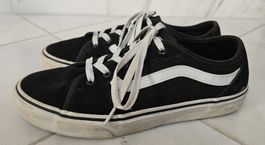 Vans Filmore Sneaker, Schwarz Gr 42, leichte Gebrauchsspuren