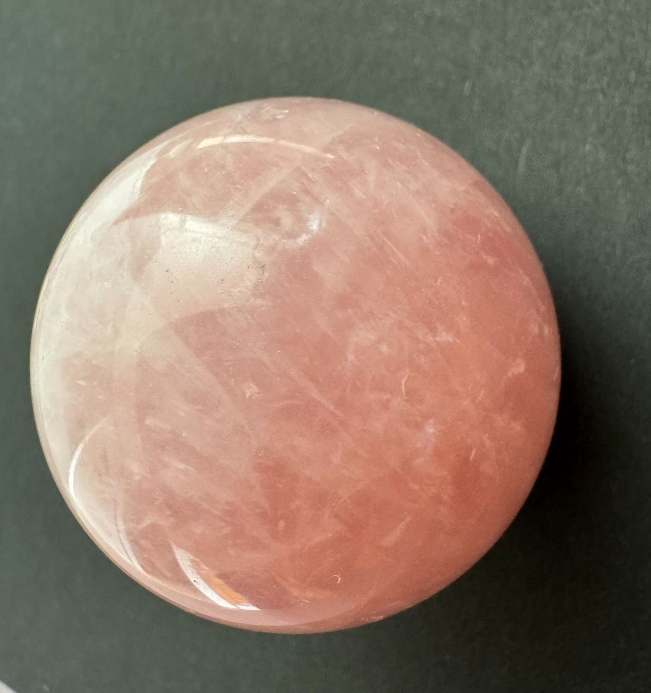 Minerali & Pietre curative: Rosenquarz Kugel Madagaskar,  5 cm – Nuovo (secondo la descrizione) da Siebnen venduto da Trans-Am 3