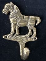 Messing Kleiderhaken Pferde Design - Vintage Look!🐎