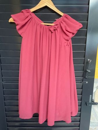 Mädchen Kleid 128 (alt rosa)