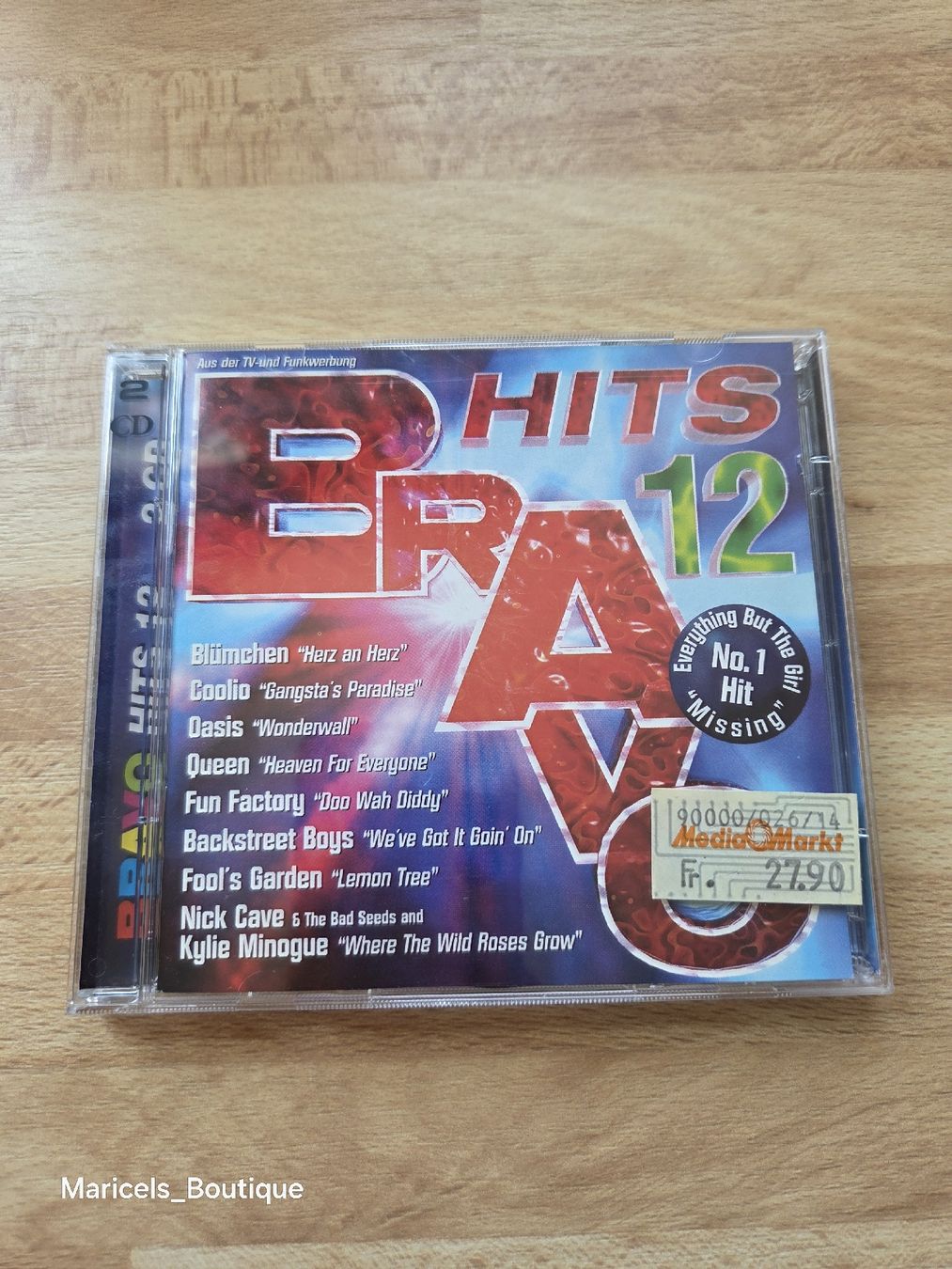 CD: Bravo Hits 12 CD Compilation 2CDs – Usato da Winterthur venduto da Maricels_Boutique