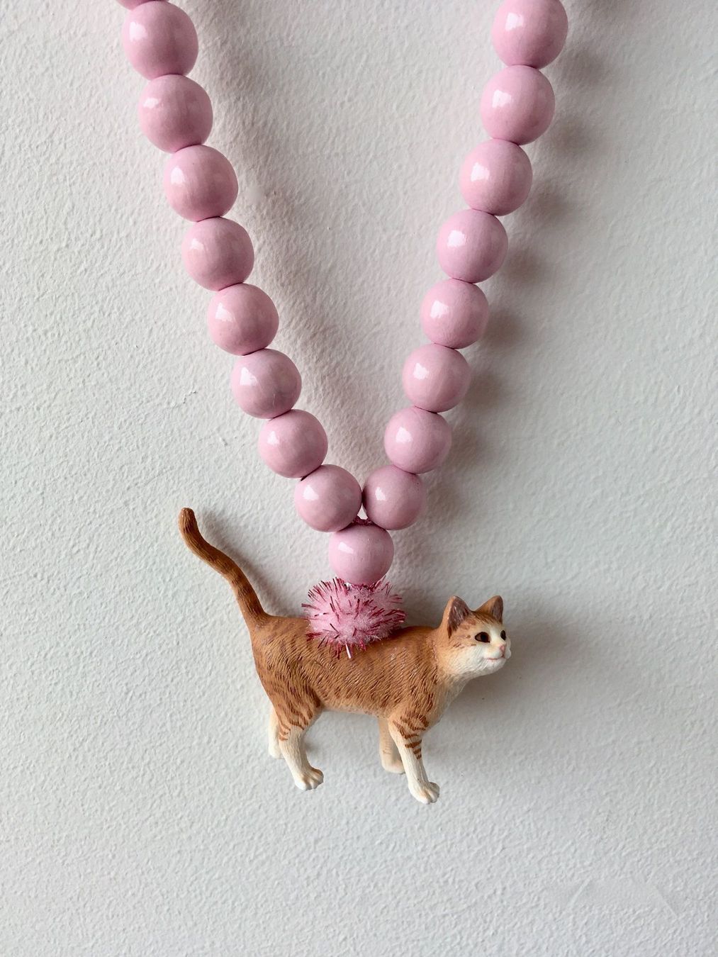 Catenine: SCHLEICH Kette Katze rosa – Nuovo e nell'imballaggio originale da Zollikofen venduto da poppala