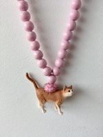 SCHLEICH Kette Katze rosa